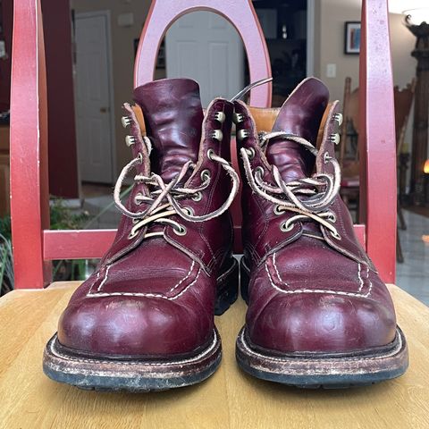 View photo of Grant Stone Brass Boot in Horween Color 8 Chromexcel