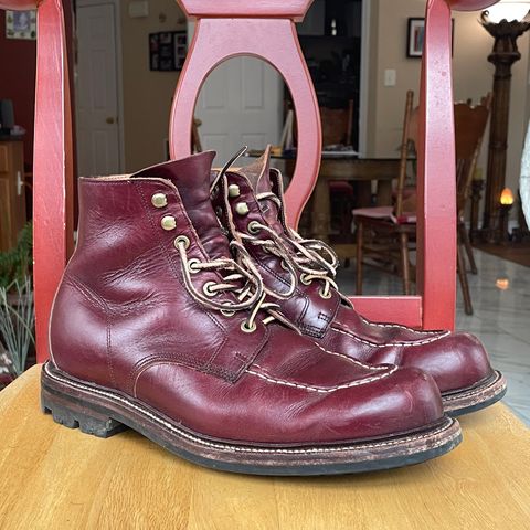 View photo of Grant Stone Brass Boot in Horween Color 8 Chromexcel