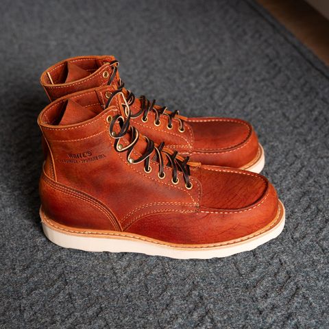White's Perry 6" Select in C.F. Stead Rosewood Waxed Kudu
