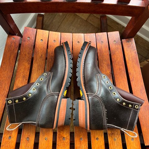 Nicks Urban Logger in Horween Brown Waxed Flesh