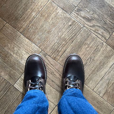 Nicks Urban Logger in Horween Brown Waxed Flesh