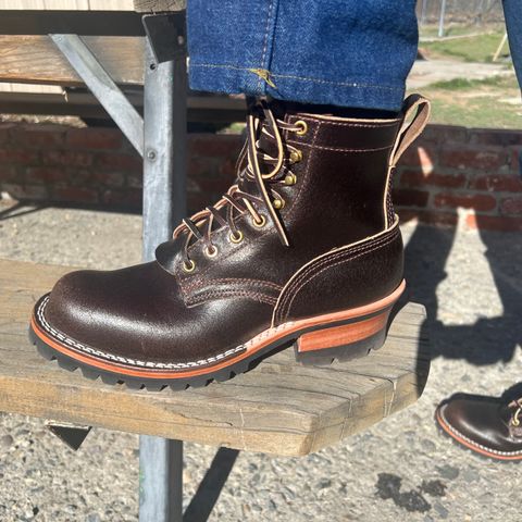 Nicks Urban Logger in Horween Brown Waxed Flesh