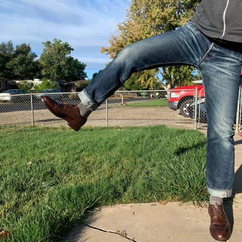 Grant Stone Longwing in Horween Crimson Chromexcel