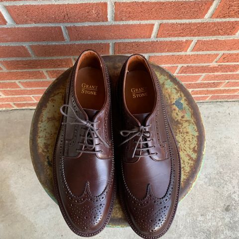Grant Stone Longwing in Horween Crimson Chromexcel