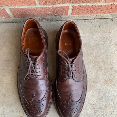 Grant Stone Longwing in Horween Crimson Chromexcel