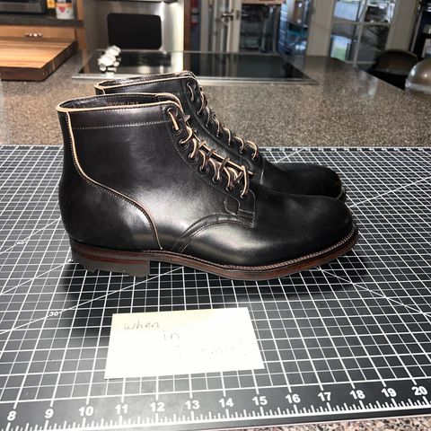 Viberg Service Boot in Maryam Black Horsebutt