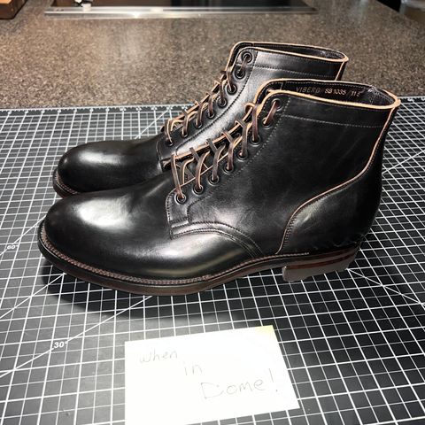 Viberg Service Boot in Maryam Black Horsebutt