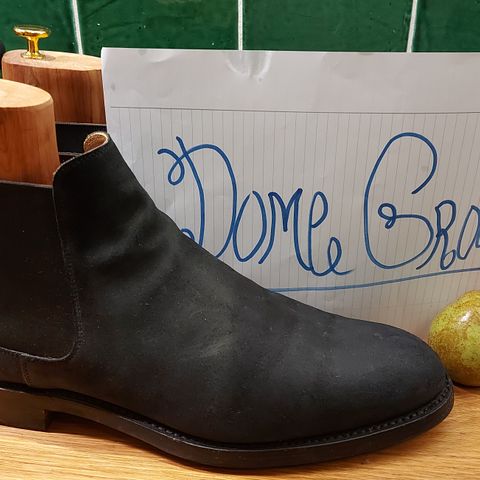 Crockett & Jones Chelsea 5 in Navy Roughout Suede