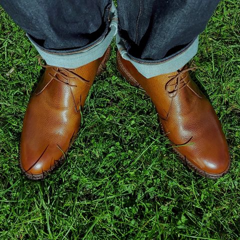 Crockett & Jones Chepstow in Tan Scotch Grain