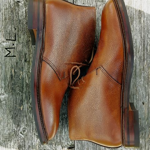 Crockett & Jones Chepstow in Tan Scotch Grain