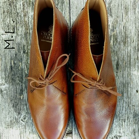 Crockett & Jones Chepstow in Tan Scotch Grain