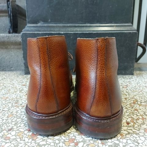 Crockett & Jones Chepstow in Tan Scotch Grain