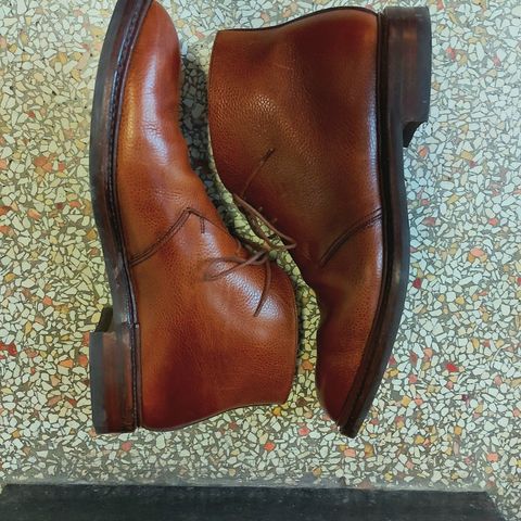 Crockett & Jones Chepstow in Tan Scotch Grain