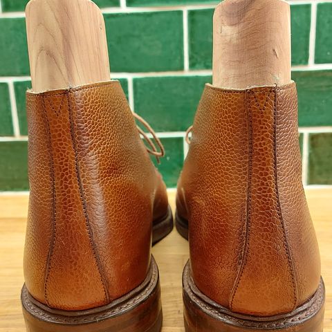 Crockett & Jones Chepstow in Tan Scotch Grain