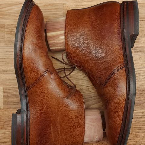 Crockett & Jones Chepstow in Tan Scotch Grain