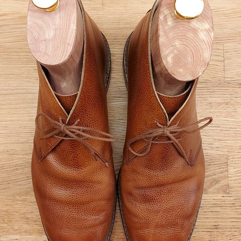 Crockett & Jones Chepstow in Tan Scotch Grain