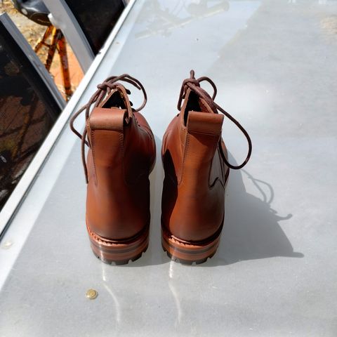BLKBRD Dixon Cap Toe Derby Boot in Unknown Leather