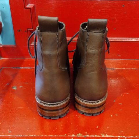 BLKBRD Dixon Cap Toe Derby Boot in Unknown Leather