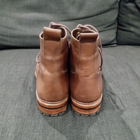 BLKBRD Dixon Cap Toe Derby Boot in Unknown Leather