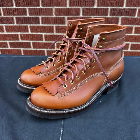 John Lofgren Donkey Puncher Boots in Badalassi Carlo Cognac Minerva