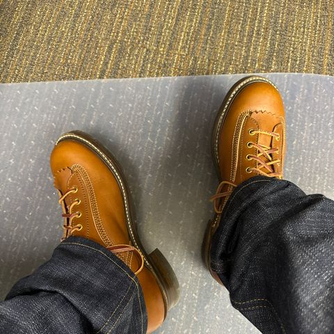 John Lofgren Donkey Puncher Boots in Badalassi Carlo Cognac Minerva
