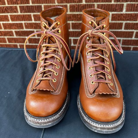 John Lofgren Donkey Puncher Boots in Badalassi Carlo Cognac Minerva