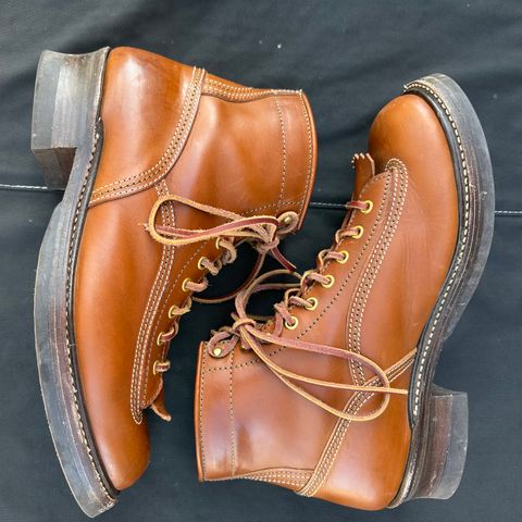 John Lofgren Donkey Puncher Boots in Badalassi Carlo Cognac Minerva