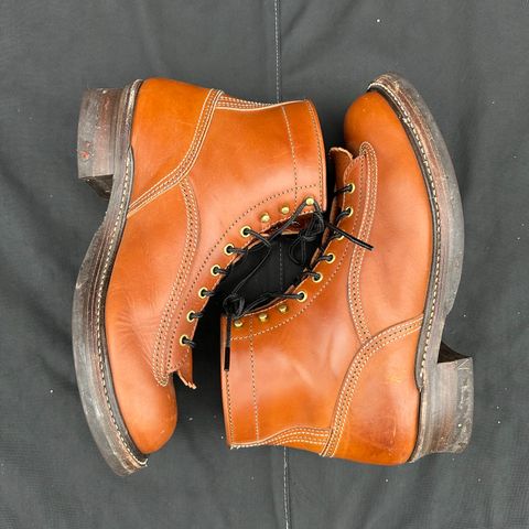 John Lofgren Donkey Puncher Boots in Badalassi Carlo Cognac Minerva