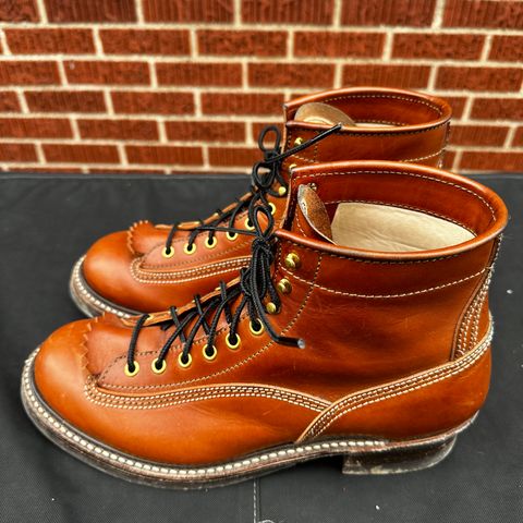 John Lofgren Donkey Puncher Boots in Badalassi Carlo Cognac Minerva