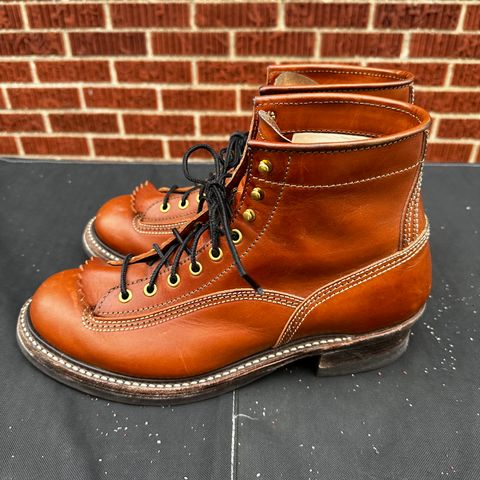 John Lofgren Donkey Puncher Boots in Badalassi Carlo Cognac Minerva