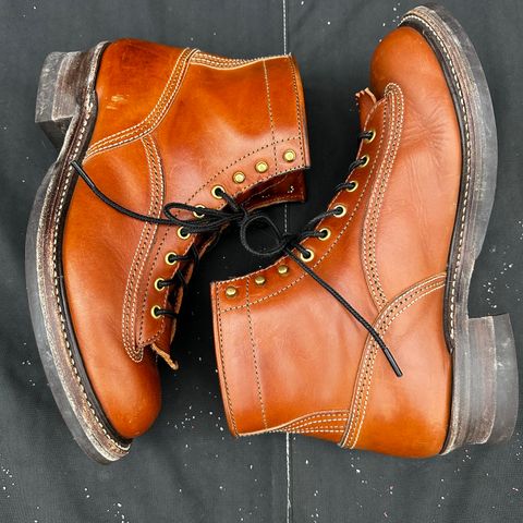 John Lofgren Donkey Puncher Boots in Badalassi Carlo Cognac Minerva