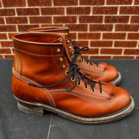 John Lofgren Donkey Puncher Boots in Badalassi Carlo Cognac Minerva