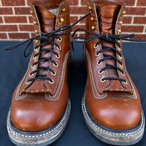 John Lofgren Donkey Puncher Boots in Badalassi Carlo Cognac Minerva
