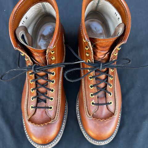 John Lofgren Donkey Puncher Boots in Badalassi Carlo Cognac Minerva