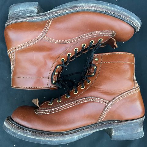 John Lofgren Donkey Puncher Boots in Badalassi Carlo Cognac Minerva