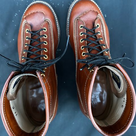 John Lofgren Donkey Puncher Boots in Badalassi Carlo Cognac Minerva