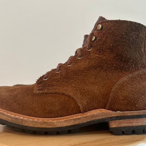 View photo of Truman Service Boot in Cattail Grizzly Roughout