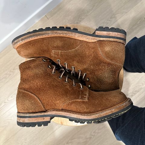 View photo of Truman Service Boot in Cattail Grizzly Roughout