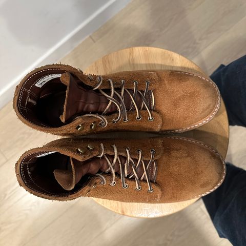 View photo of Truman Service Boot in Cattail Grizzly Roughout