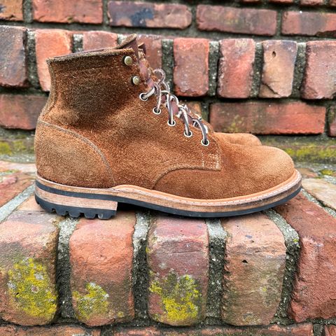 View photo of Truman Service Boot in Cattail Grizzly Roughout