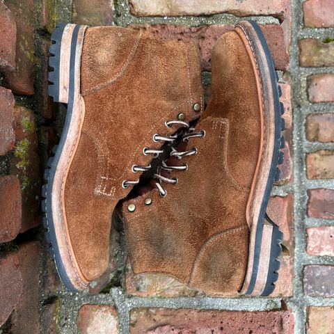 View photo of Truman Service Boot in Cattail Grizzly Roughout