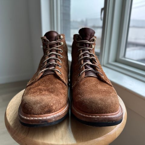 View photo of Truman Service Boot in Cattail Grizzly Roughout