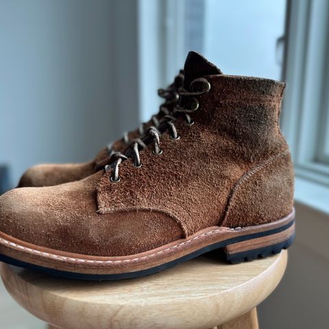 View photo of Truman Service Boot in Cattail Grizzly Roughout