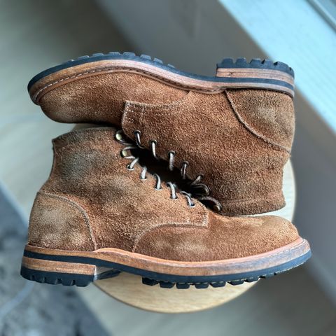 View photo of Truman Service Boot in Cattail Grizzly Roughout