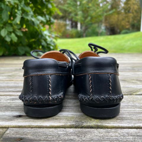 Yuketen Canoe Moc in Horween Black Chromexcel