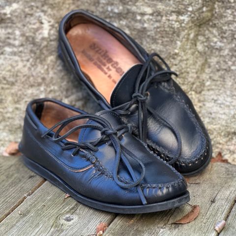 Yuketen Canoe Moc in Horween Black Chromexcel