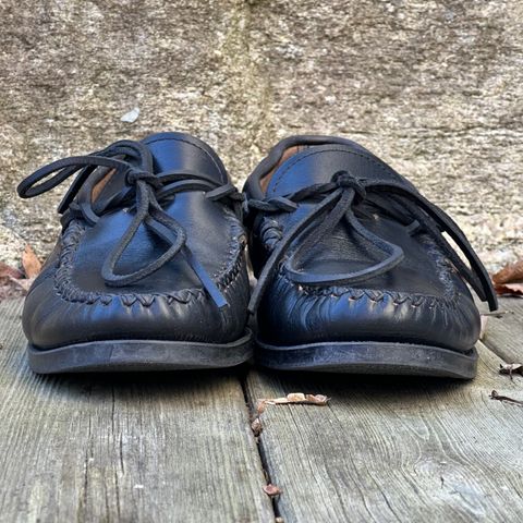 Yuketen Canoe Moc in Horween Black Chromexcel