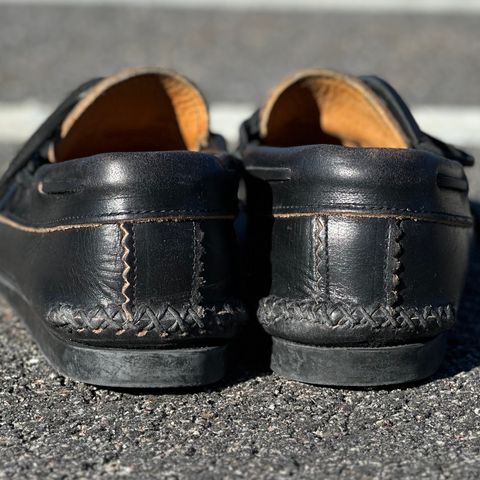 Yuketen Canoe Moc in Horween Black Chromexcel