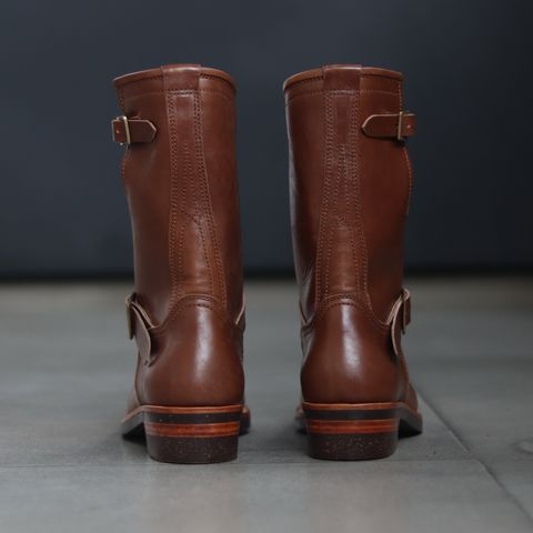 Briselblack The Keeper 'Type 2' Engineer Boot in Toscanello Waxed Horsebutt Maryam Tannery