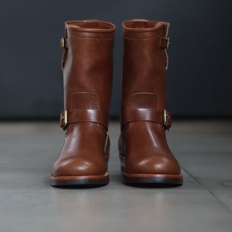 Briselblack The Keeper 'Type 2' Engineer Boot in Toscanello Waxed Horsebutt Maryam Tannery